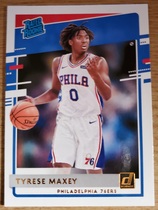 2020 Donruss Base Set #211 Tyrese Maxey