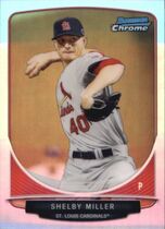 2013 Bowman Chrome Cream of the Crop Mini Refractors #CC-STL2 Shelby Miller