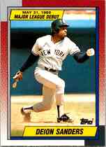 1990 Topps Debut 89 #108 Deion Sanders