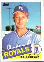 1985 Topps Base Set #23 Bret Saberhagen