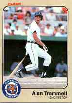 1983 Fleer Base Set #344 Alan Trammell