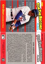 1989 Fleer For The Record #4 Kirk Gibson