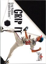 2001 Fleer Premium Grip It and Rip It #3GR Jones|Maddux