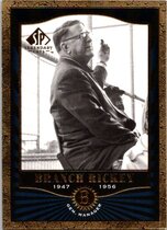 2001 SP Legendary Cuts #34 Branch Rickey
