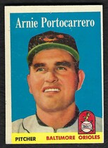 1958 Topps Base Set #465 Arnie Portocarrero
