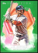 2019 Topps Inception Green #93 J.D. Martinez