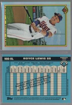 2020 Bowman Chrome 1990 Bowman Refractor #90B-RL Royce Lewis