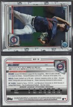 2020 Bowman Chrome Prospects #BCP-78 Chris Vallimont