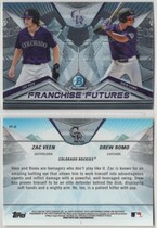 2020 Bowman Chrome Draft Franchise Futures #FF-JZ Drew Romo|Zac Veen