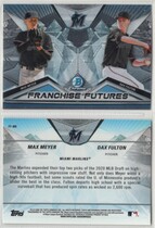 2020 Bowman Chrome Draft Franchise Futures #FF-MD Dax Fulton|Max Meyer