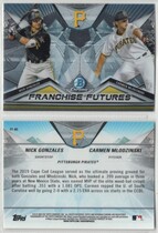 2020 Bowman Chrome Draft Franchise Futures #FF-NC Carmen Mlodzinski|Nick Gonzales