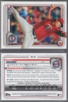 2020 Bowman Draft #BD-58 Jordan Balazovic