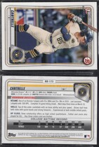 2020 Bowman Draft #BD-173 Hayden Cantrelle