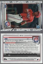 2020 Bowman Chrome Prospects #BCP-52 Bayron Lora