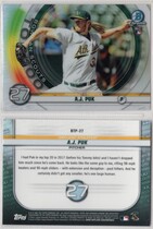 2020 Bowman Chrome Scouts Top 100 Refractor #BTP-27 A.J. Puk
