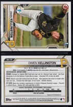 2021 Bowman Draft 1st Edition #BD-120 Owen Kellington