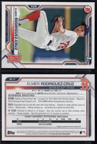 2021 Bowman Draft #BD-37 Elmer Rodriguez-Cruz