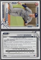 2021 Bowman Draft #BD-87 Cooper Bowman