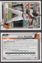 2021 Bowman Draft #BD-90 Donta Williams