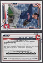 2021 Bowman Draft #BD-93 Gavin Williams