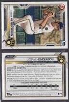 2021 Bowman Draft #BD-114 Logan Henderson