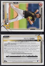 2021 Bowman Draft #BD-151 Po-Yu Chen