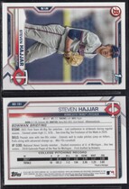 2021 Bowman Draft #BD-161 Steven Hajjar