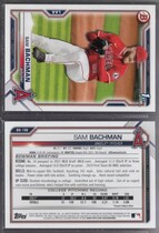 2021 Bowman Draft #BD-196 Sam Bachman