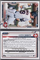 2021 Bowman Prospects #BP-125 Aaron Sabato