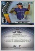 2022 Bowman Chrome Bowman Scouts Top 100 #BTP-80 Ryan Rolison