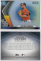 2022 Bowman Chrome Bowman Scouts Top 100 #BTP-96 Colton Cowser