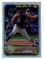 2024 Topps Rainbow Foilboard Series 2 #502 Jacob Lopez