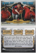 2019 Bowman Chrome Talent Pipeline #TP-ARI Jazz Chisholm|Taylor Clarke|Taylor Widener