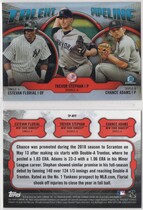 2019 Bowman Chrome Talent Pipeline #TP-NYY Chance Adams|Estevan Florial|Trevor Stephan