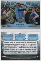 2019 Bowman Chrome Talent Pipeline #TP-TBR Brent Honeywell|Nick Solak|Ronaldo Hernandez