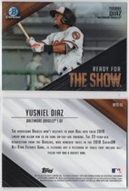 2019 Bowman Chrome Ready for the Show #RFTS-13 Yusniel Diaz