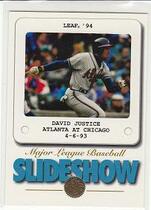1994 Leaf Slideshow #10 David Justice
