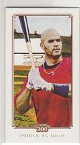 2010 Topps 206 Mini American Caramel #221 Albert Pujols