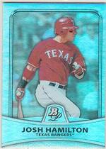 2010 Bowman Platinum Thick Foil Variation #17 Josh Hamilton