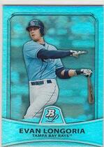 2010 Bowman Platinum Thick Foil Variation #53 Evan Longoria