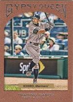 2011 Topps Gypsy Queen Framed Paper Red/Bronze #1 Ichiro Suzuki