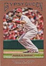 2011 Topps Gypsy Queen Framed Paper Red/Bronze #75 Albert Pujols