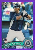 2011 Topps Chrome Purple Refractors #219 Carlos Peguero