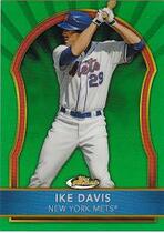 2011 Finest Green Refractors #54 Ike Davis