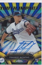 2016 Topps Chrome Youth Impact Autos #YIA-FM Frankie Montas