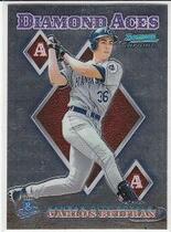 1999 Bowman Chrome Diamond Aces #DA6 Carlos Beltran