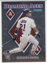 1999 Bowman Chrome Diamond Aces #DA16 Sammy Sosa