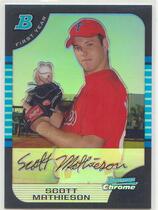 2005 Bowman Chrome Refractors #201 Scott Mathieson