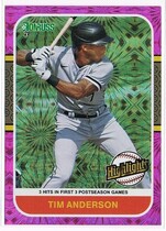 2021 Donruss Highlights Pink Fireworks #HI7 Tim Anderson