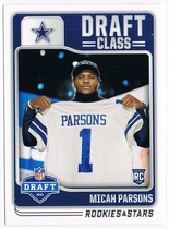 2021 Panini Rookies & Stars Draft Class #10 Micah Parsons